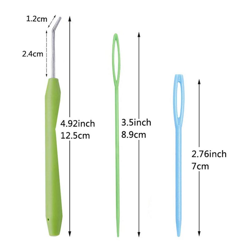 Mofuiry 4 Sets Knitting Loom Hooks, Crochet Hook Set with 8 Pieces Needles for Knifty Knitters ? - Image 2